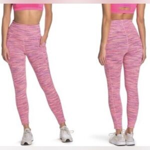 FP Movement by Free People Roll Out Pink Combo Athletic Leggings Size Small